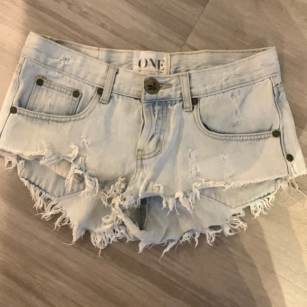One Teaspoon Denim Shorts